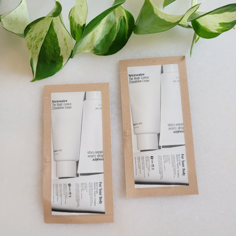 NEW! Nécessaire Body Lotion Sample Bundle